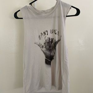 Brandy Melville Hang Loose Muscle Tank